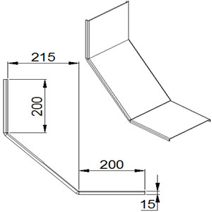 Nắp chuyển cấp 90 độ cáp trong (N1I-01 Type)