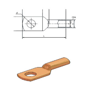 Đầu cốt ép bắt cáp 1 lỗ 