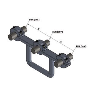 Kẹp tiếp địa di động bắt 3 dây