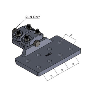 Đầu nối dây phẳng bắt 1 dây và cực thiết bị 8 lỗ nắp rời