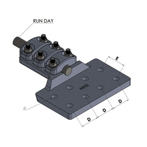 Đầu nối dây phẳng bắt 2 dây và cực thiết bị 8 lỗ 3 nắp