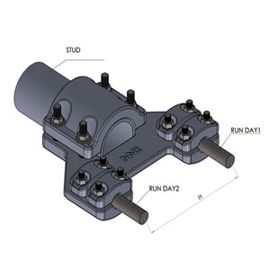 Đấu nối dây thẳng bắt 2 dây và ống thanh cái nắp liền