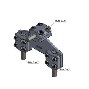 Đầu nối dây bắt 1 dây chính và 2 dây rẽ nhánh nắp liền