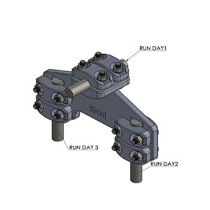 Đầu nối dây bắt 1 dây chính và 2 dây rẽ nhánh nắp rời