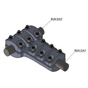 Đầu nối dây rẽ nhánh bắt 1 dây chính và 1 dây rẽ nhánh 3 nắp